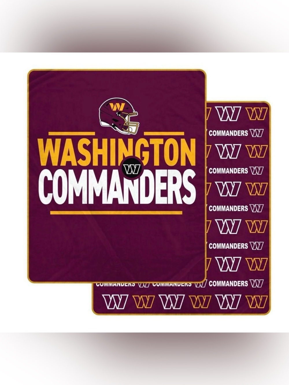 NFL Washington Commanders Campaign Double Sided Ultra Cozy Blanket
60”x70”
NWT